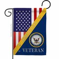 Guarderia 13 x 18.5 in. Home of Navy Garden Flag with Armed Forces Double-Sided Decorative Vertical Flags GU4179094